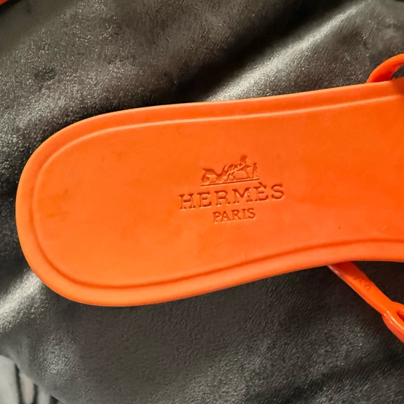 Hermès Riviera Orange Sandals – Size 36 - Picture 7 of 11